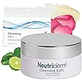 NEUTRIDERM Cleansing Balm – Hydrating Makeup Remover Balm & Oil Based Cleanser with Vitamin E & Ceramides for Soft, Radiant Skin | All Skin Types (80g/2.8oz)