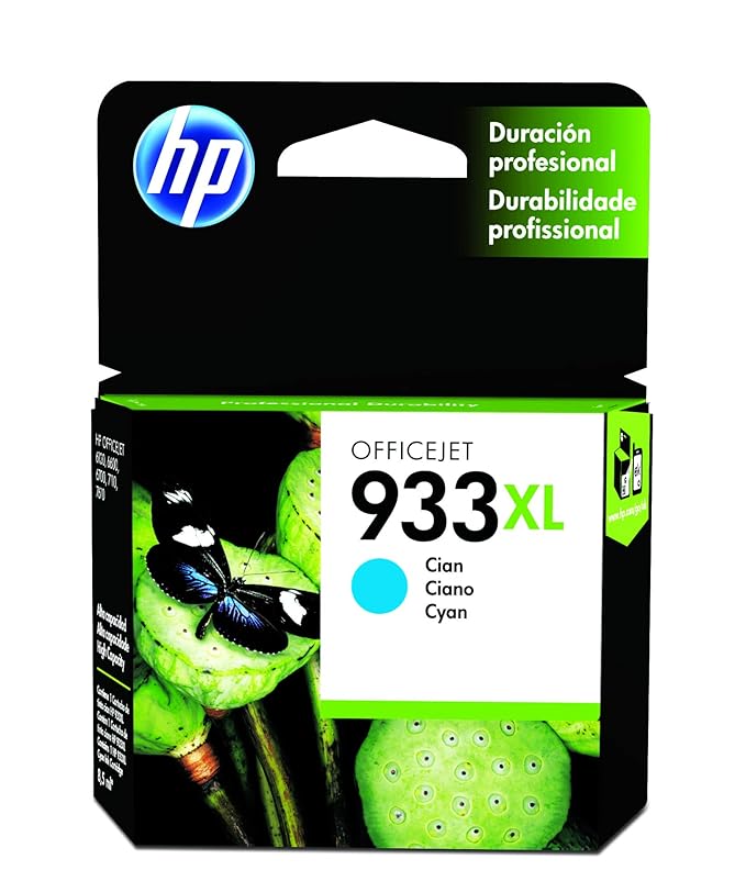 HP 933XL Blau Original Druckerpatronen mit hoher Reichweite für HP OfficeJet 7510, 7612, 7110, 6700, 6100, 6600