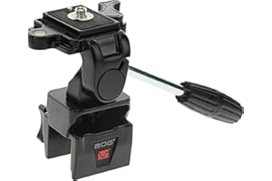BOG SSA, Spotting Scope Adaptor with Padded Car Window Clamp, Adjustable Pan / Tilt Tension Handle, Universal Accessory Plate Attachment, and Bubble Level for Hunting, Spotting, Scouting, and Outdoors