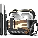 RFUNGUANGO for AirPods Pro Case Cover with Cleaner