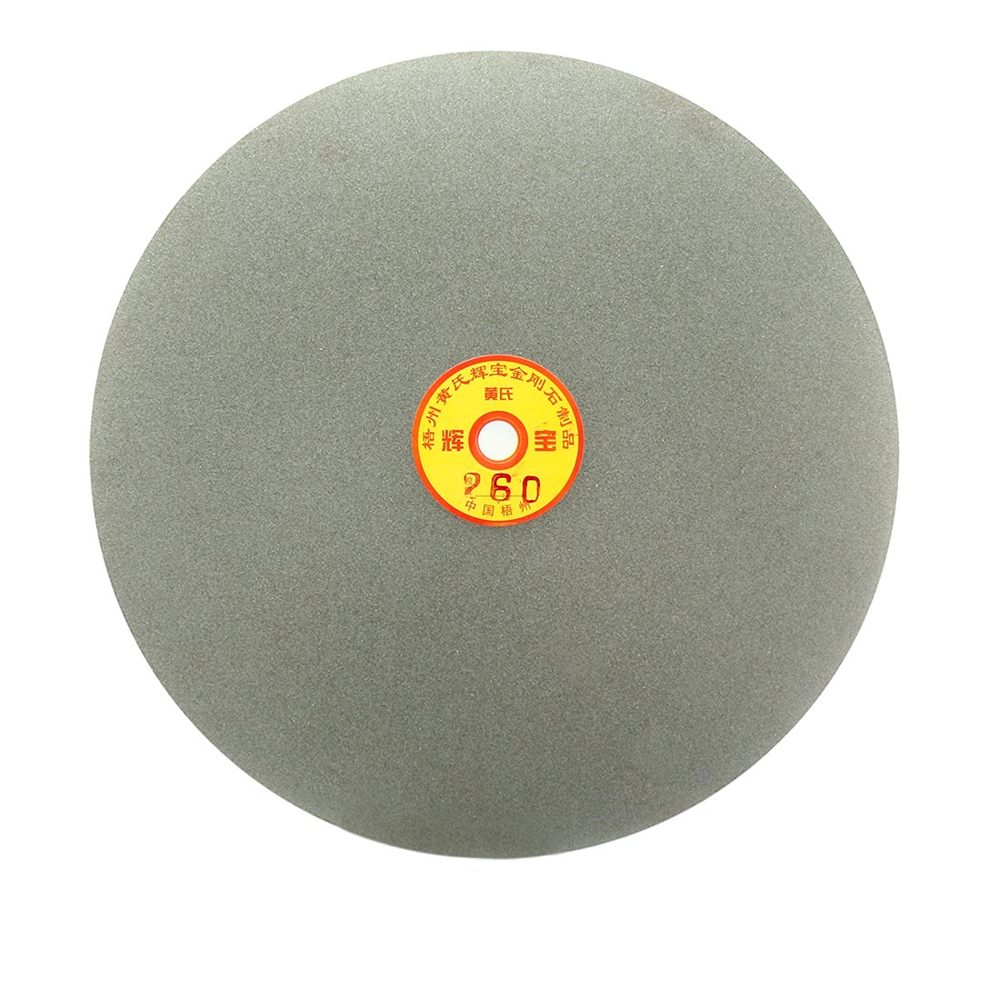 Sourcingmap 250mm 10-inch Grit 260 Diamond Coated Flat Lap Disk Wheel Grinding Sanding Disc