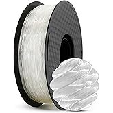 CaiLab 95A TPU Filament 1.75mm 1KG | Clog-Free Flexible Bambu Lab | High Speed Printing & ±0.03mm Accuracy | for Wearables, Shock Absorption | Bubble-Free (TPU Transparent)