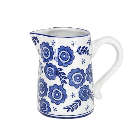 Gisela Graham Krug, Keramik, klein, Blau/Weiß