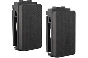 MUTUACTOR Magnetic Belt Clip Heav Duty, 2PCS Super Strong Tool Belt Tool Holster,Anti-Slip Rubber Coated Magnetic Belt Clip for Organizing Screwdrivers Hammers Wrenchs