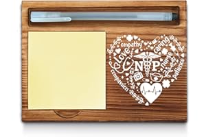 WAINVNIAW NP Gifts for Women, Men, Nurse Practitioner Sticky Notes Holder, Nurse Practitioner Office Desk Decor, Nurse Practitioner NP Nurse Graduation Week Gifts Self-Stick Note Pad Holders WPP51