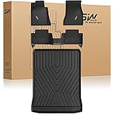 3W Floor Mats & Cargo Liner Fit for BMW 5 Series G30 2017-2023 All Weather TPE Floor Liner Custom Fit for BMW G30 5 Series 520i 530i 535i 540i 540d 550i Full Set Car Accessories (Not for GT & 530e)