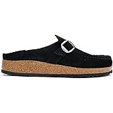Birkenstock Women's Buckley Suede Leather in Black