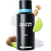 ATYAB AL MARSHOUD Salt All Over Spray (125 mL) - Long-Lasting (Up to 24 Hours), Unisex Body Mist, Refreshing Lime &amp; Sea Salt Scent with Musk, Premium Body Spray for Women &amp; Men