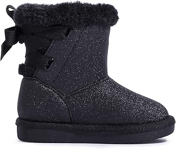 glitter winter boots