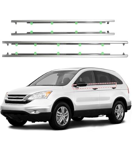 Car Window Weather Stripping 4X Car Outside Window Moulding Weatherstrip Seal Belt Compatible For Wind Noise Reduction Trim