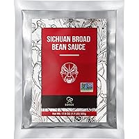 Soeos Sichuan Pixian Boad Bean Paste, Pixian Doubanjiang Chili Paste, Hong You Dou Ban with Red Chili Oil, Soybean Paste, 1 L