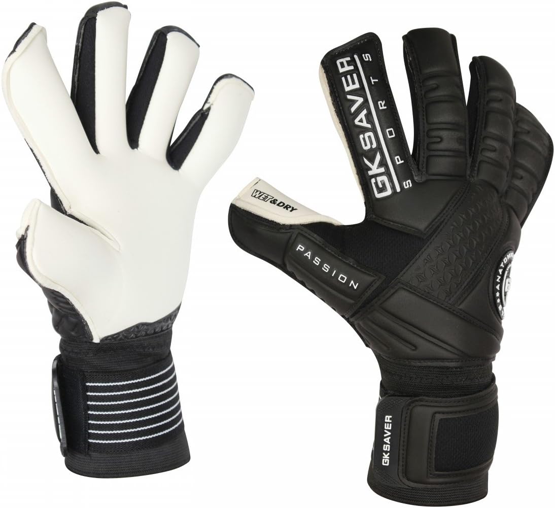 GK Saver Football Soccer Goalkeeper Gloves Professional Passion Ps10 Wet and Dry