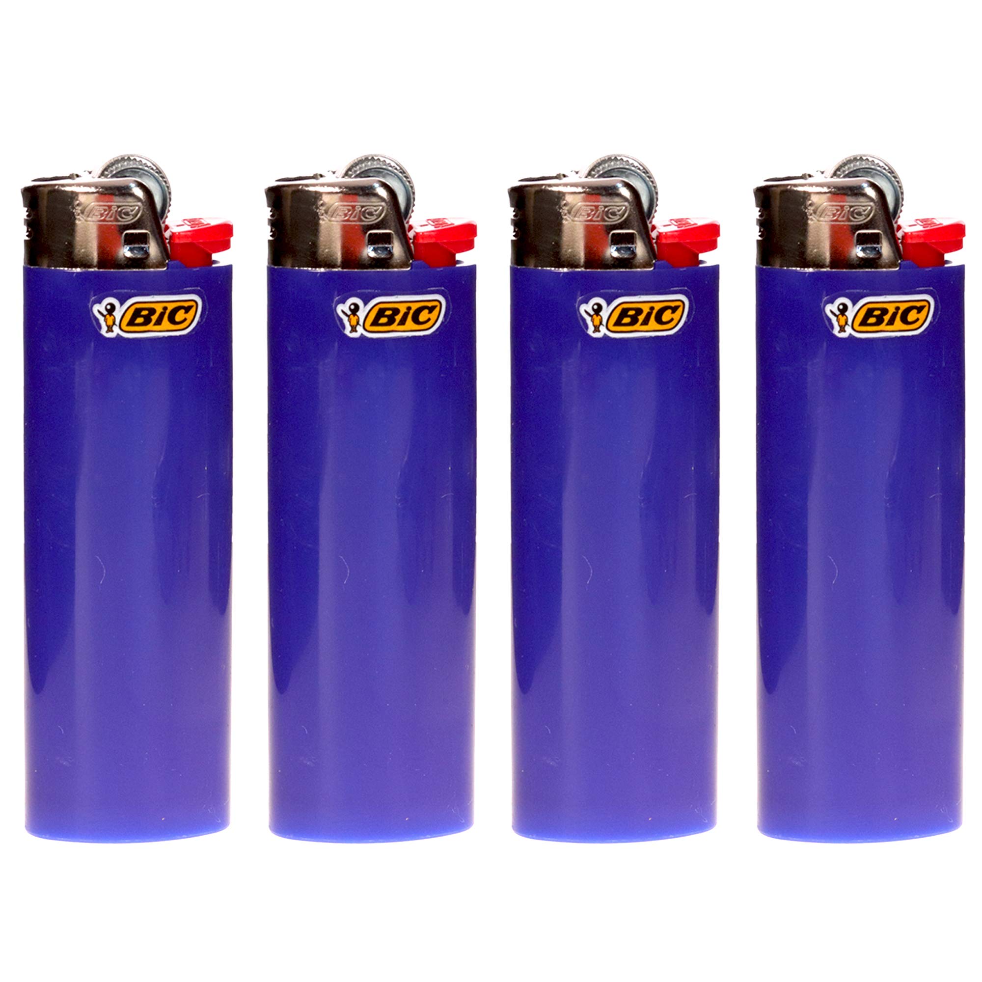 Lot of 4 Bic Blue Classic Full Size Lighters New by BIC eBay