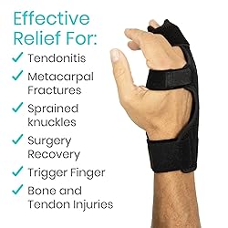 Vive Boxer Finger Splint Brace- Supports