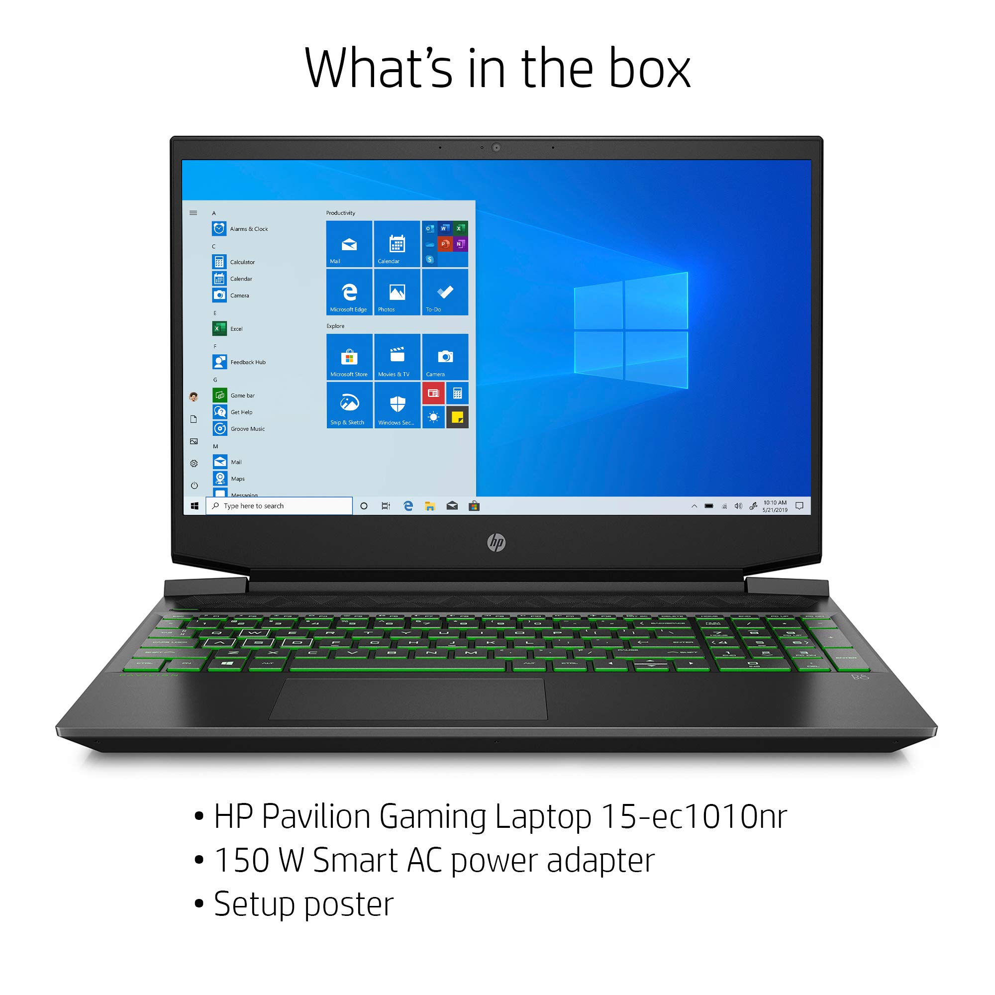 HP Pavilion Gaming 15 Laptop, NVIDIA GeForce GTX 1650, AMD Ryzen 5 4600H, 8GB DDR4 RAM, 512 GB PCIe NVMe SSD, 15.6