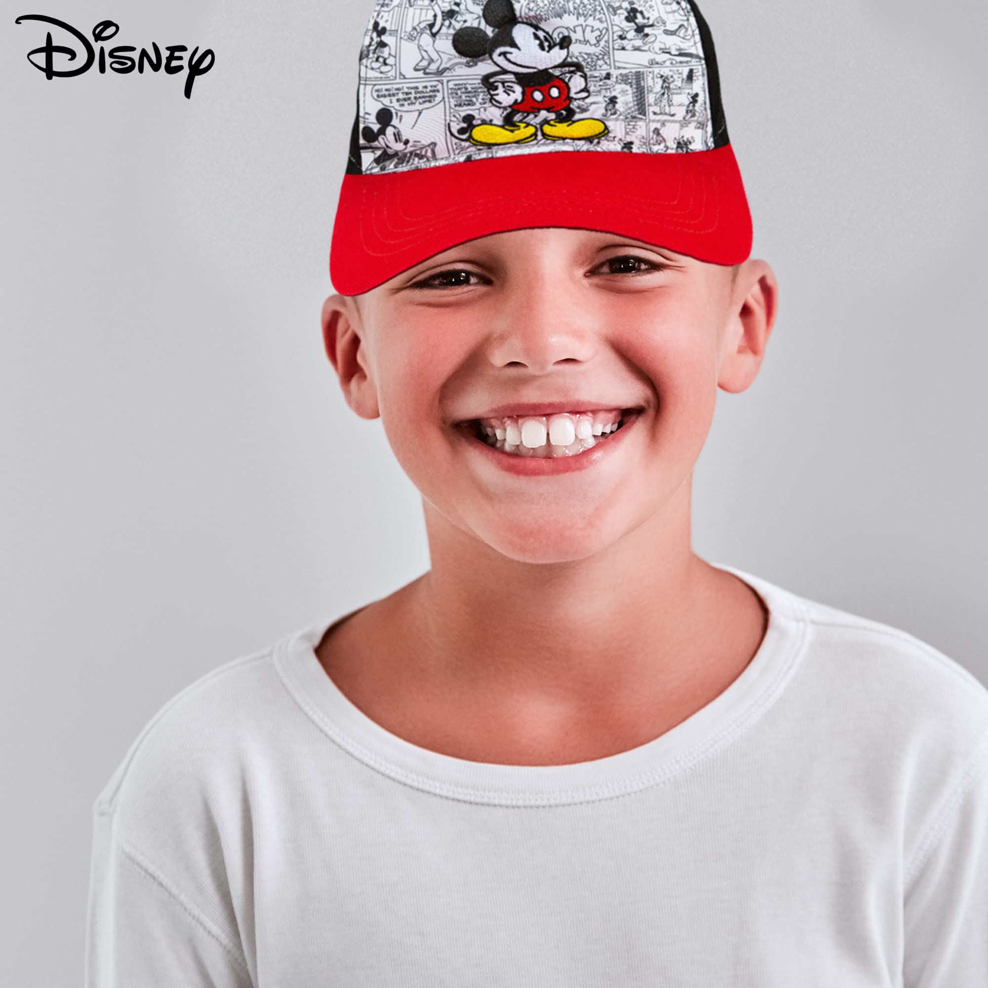 Disney Mickey Mouse Comics Baseball Cap - Size Junior Ages 12-17 Years - Adjustable - 100% Cotton