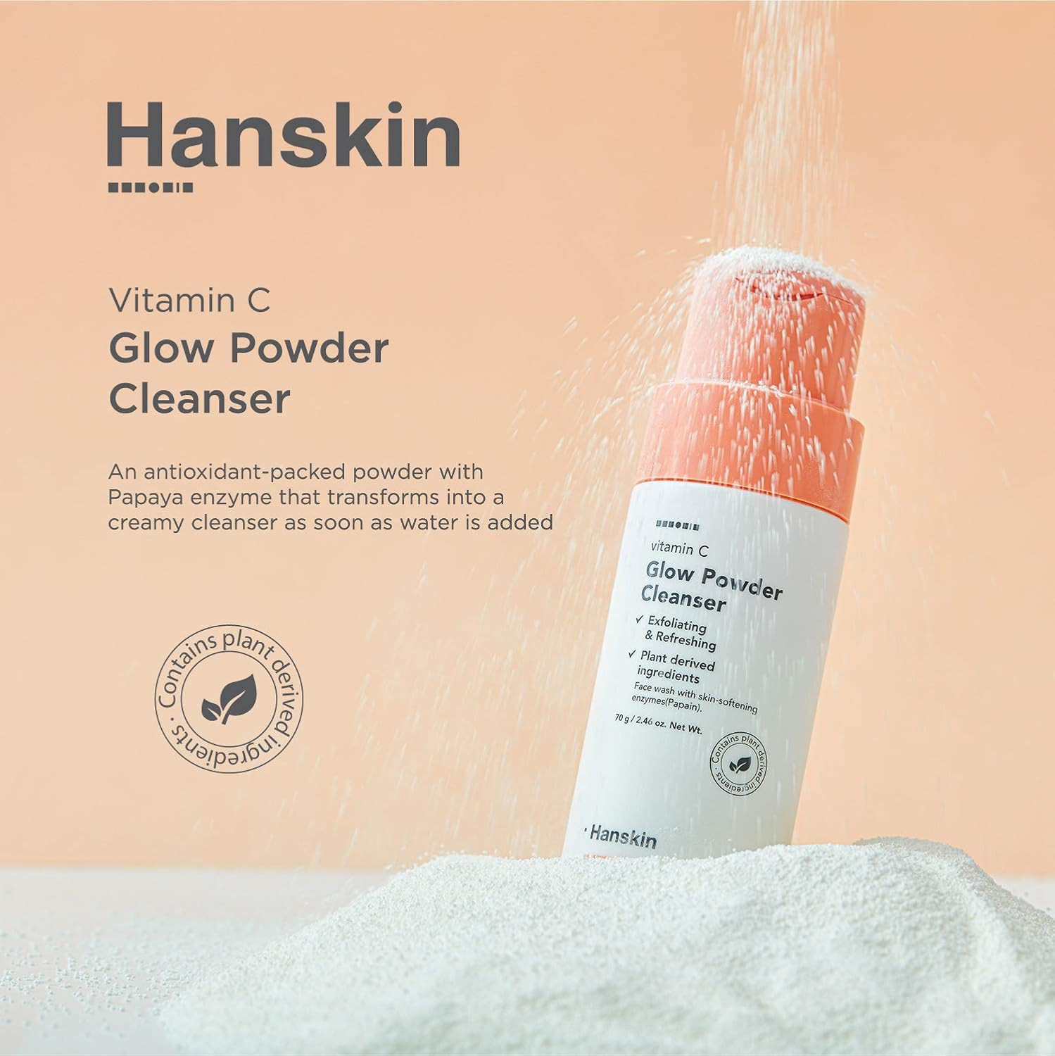 vitamin c powder face wash