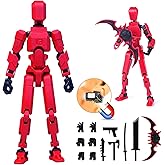 Assembly Completed Action Figure Set, Model 13 Multi-Jointed Movable, 3D Printed Toys, Robo 13 Figure for Collector Desktop Decorations, Christmas Stocking Stuffers Birthday Gift for Teens Boys Girls