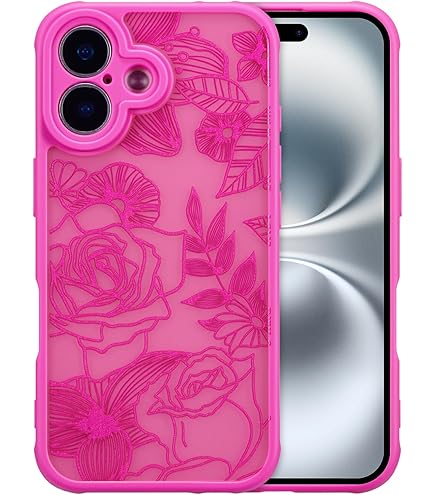 YTanazing Mirror Case For IPhone 16, Cute Curly Wavy Frame Shape - View #2