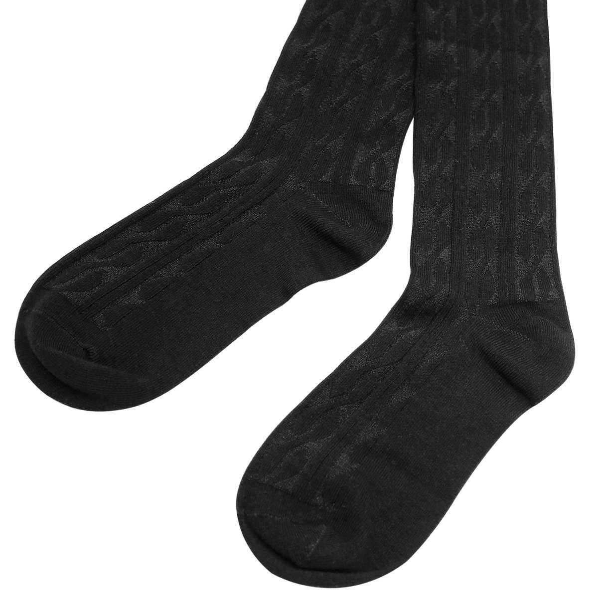 Hippih Womens Winter Over Knee Leg Warmer Crochet Thigh High Boot Socks Girls Leggings(Black)