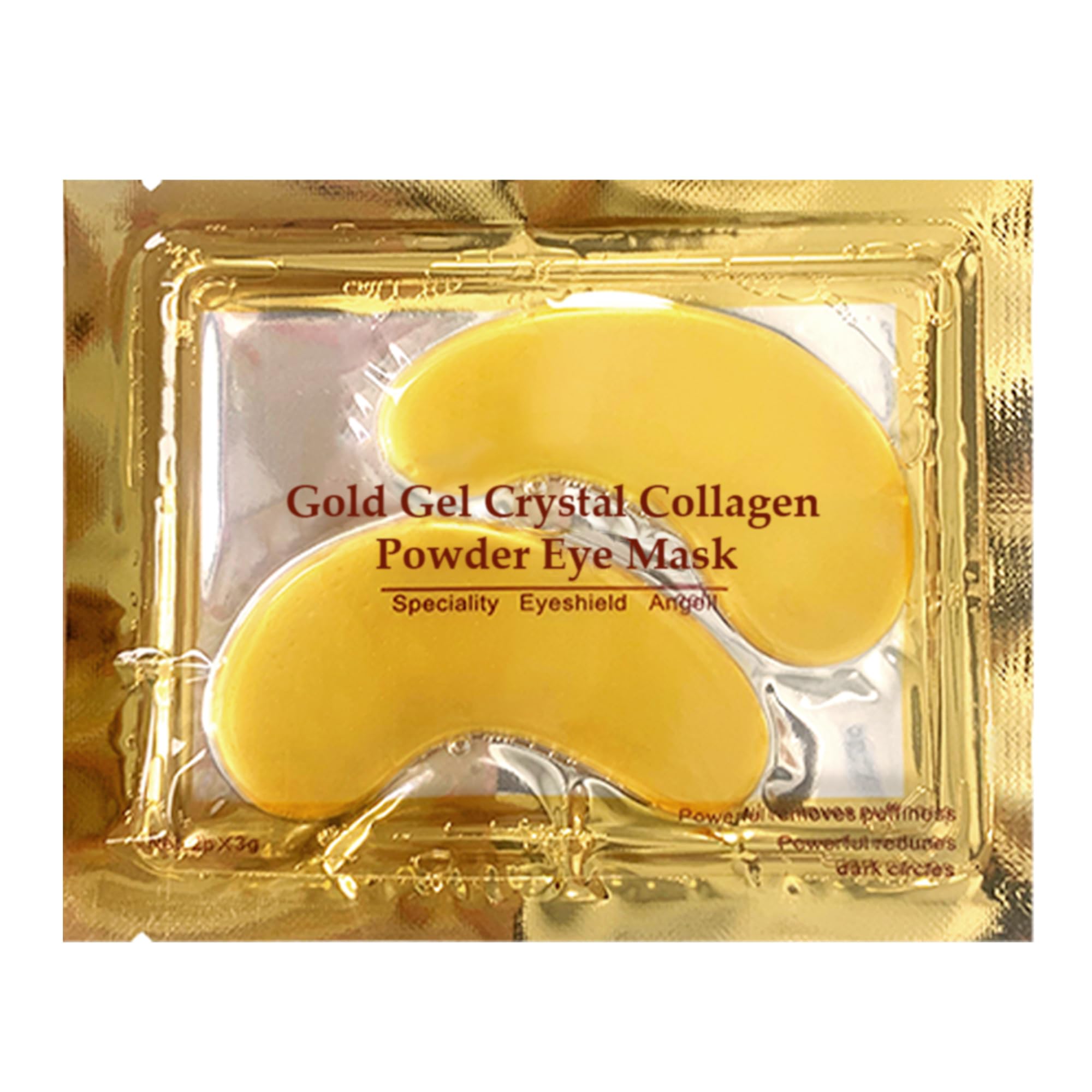Jakuva 30 Pairs Eye Patches, Under Eye Patches for Dark Circles and Puffy Eyes, Reduce Wrinkles, Collagen Eye Mask Skincare Eye Pads for Moisturizing, Hydrating,24K Gold