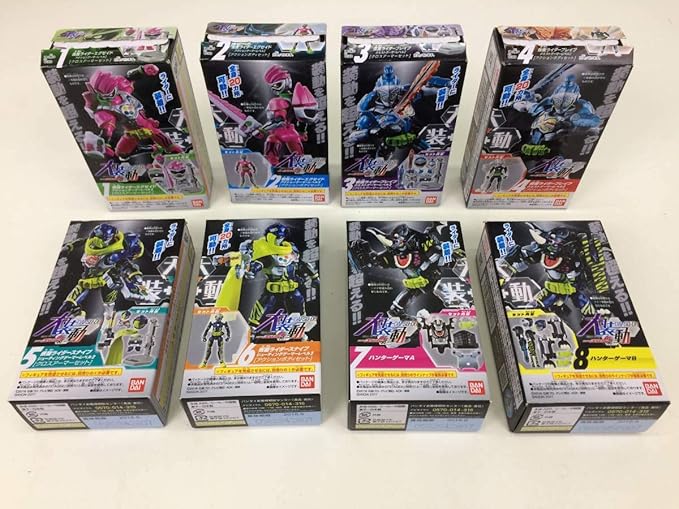 Amazon 大装動 仮面ライダーエグゼイド 全8種 まとめセット 中古品 おもちゃ ホビー
