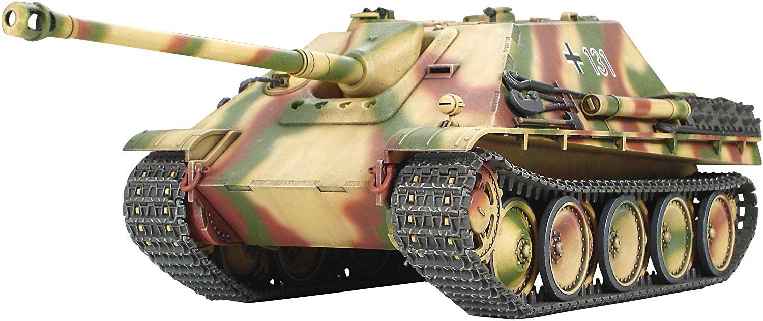 Tamiya 32522 1:48 DT. Panzer Jagdpanther SP.Aus World War II Faithful Replica Faithful to the original, Model Making, Plastic Kit, Hobby, Model Making Kit, Unpainted Mounting