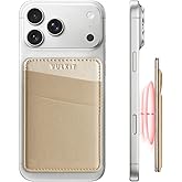 VULKIT Magnetic Phone Wallet for MagSafe- RFID Blocking - Card Holder Wallet for iPhone 16/15/14/13/12 Series & Phone Case with MagSafe