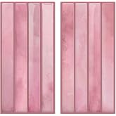 VICCI Subway Tile Stickers, Blush Pink, 4.72x9.68, 20-Sheet | 3D Textured, Peel and Stick Backsplash, No-Grout, Removable