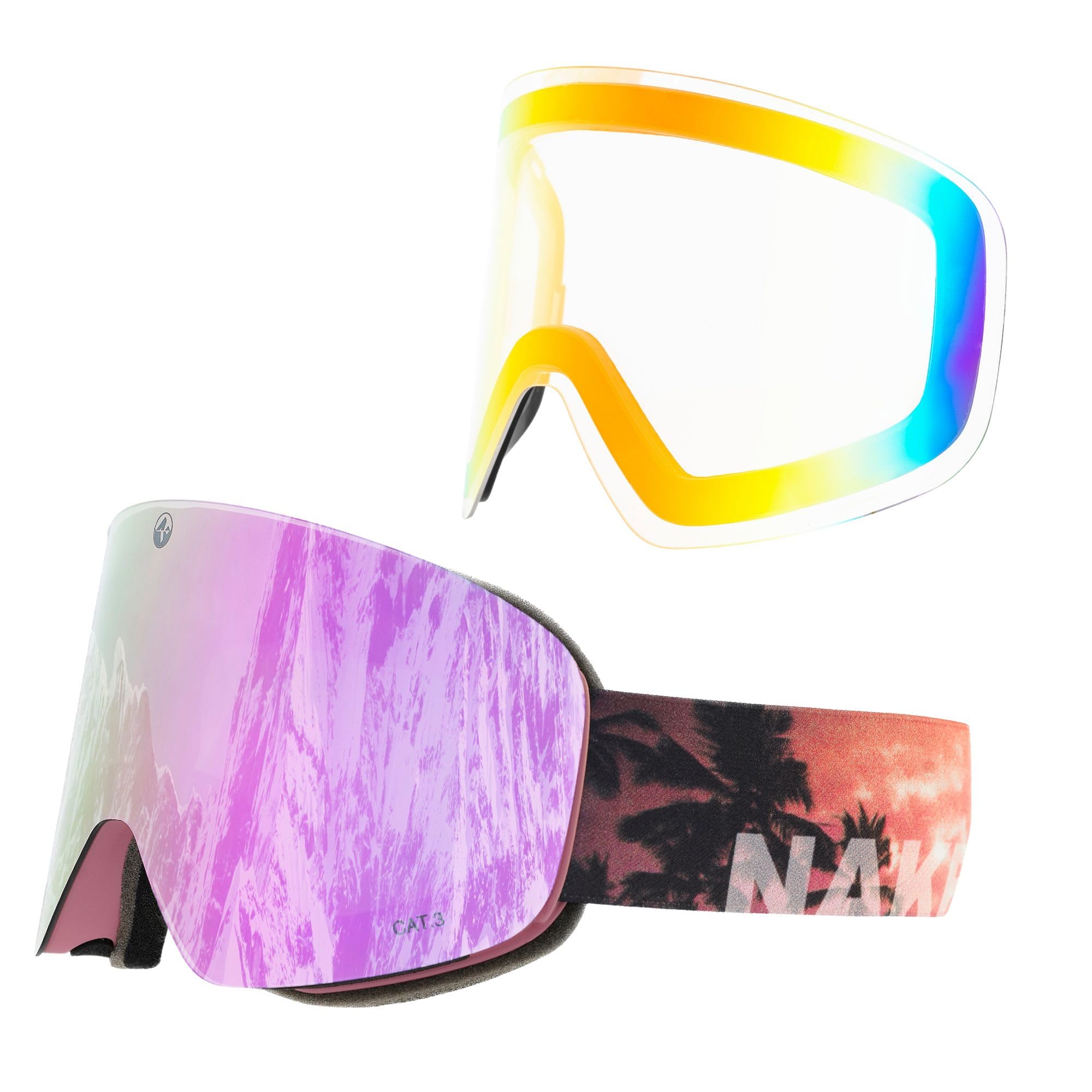 NAKED Optics TROOP EVO Palms (Purple Lens), with bad weather lens — image 1