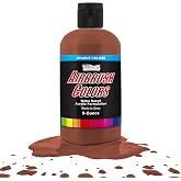 U.S. Art Supply Opaque Coffee Brown Acrylic Airbrush Paint, 8-oz Bottle | Ready to Spray Air Brush Paint for Crafts, Models, Fabric, Nails, Water-Based Air Brush Painting, Non-Toxic, Professional