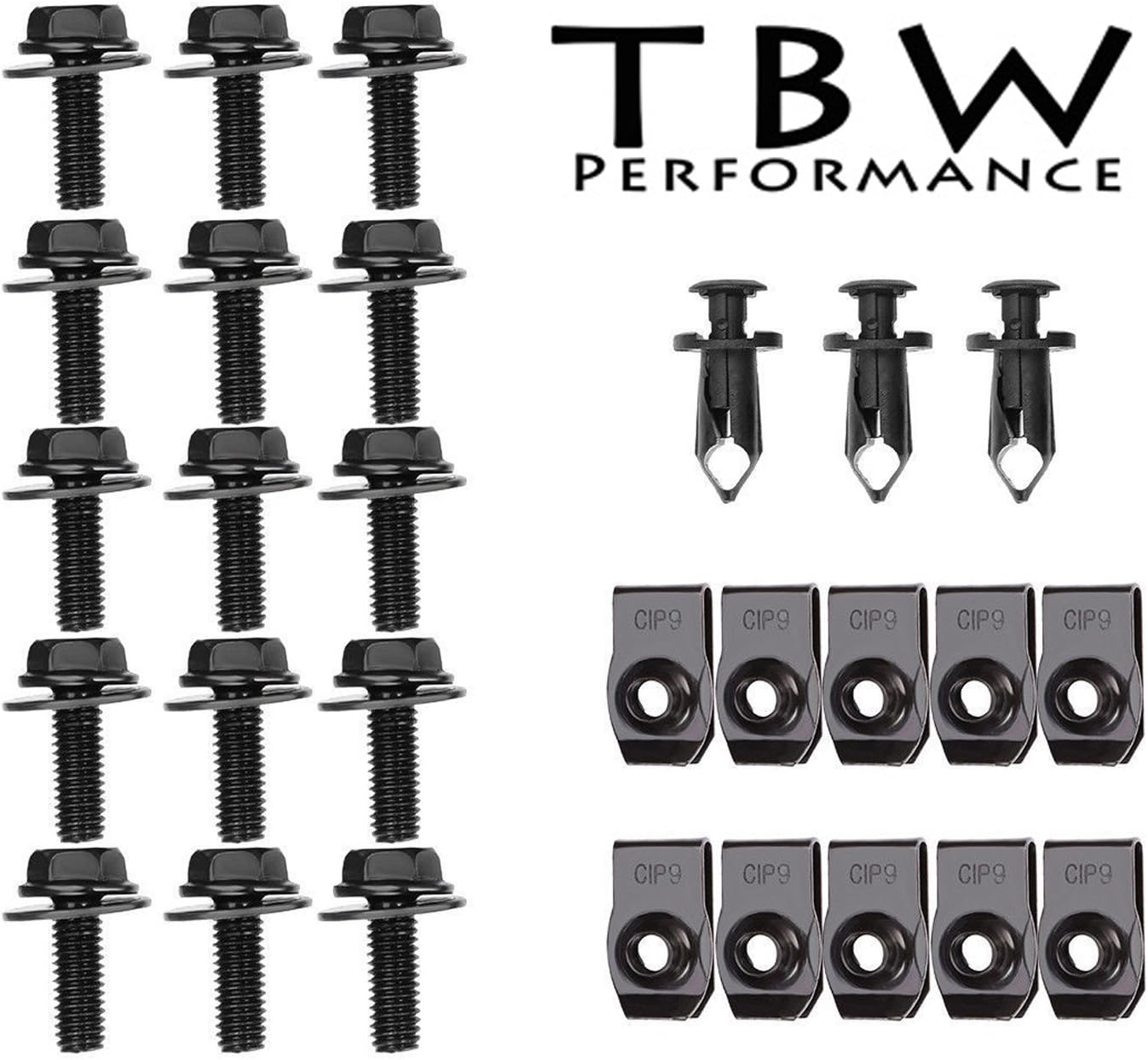 Engine Splash Shield Bolts Clips Hardware Kit for Nissan 350z 370z