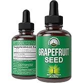 Grapefruit Seed Extract Liquid Drops Supplement. Vegan GSE Grapefruit Seed Extract for Women and Men. Zero Sugar, Non Bitter. for Immune, Digestive Support. Gluten Free Oil. Take Orally