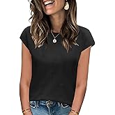 LUYAA Womens Cap Sleeve Sweater Vest Sleeveless Sweater Summer Tops Knit Vest Tank Tops Trendy T Shirt