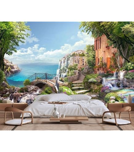 Amazon.com: wall26 - Scenic Tuscany Landscape with Rolling Hills