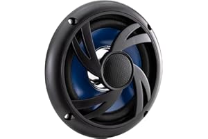 RecPro RV Exterior Speaker 5.25" | Weather-Resistant | Flush Mount | Black