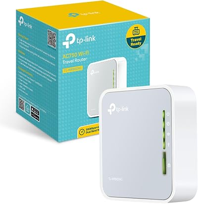 TP-Link TL-WR902AC AC750 Dual Band Travel Router UK Plug