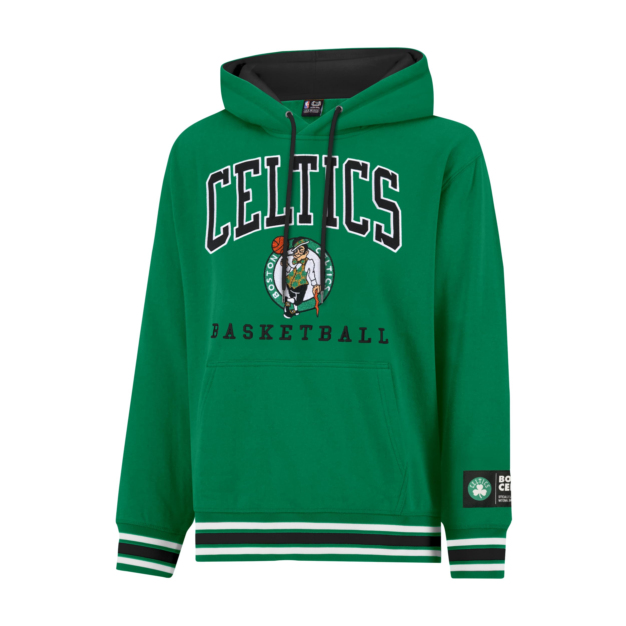 Ultra Game Mens NBA Official Premium Embroidered MVP Hoodie Sweatshirt, Boston Celtics, Team Color, X-Large Image