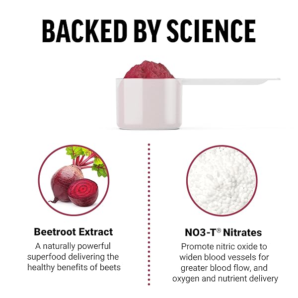 FORCE FACTOR TOTAL BEETS DRINK MIX SUPERFOOD POWDER WITH NITRATES TO SUPPORT CIRCULATION, BLOOD FLOW, NITRIC OXIDE, ENERGY, ENDURANCE, AND STAMINA, CARDIOVASCULAR HEART HEALTH SUPPLEMENT, 30 SERVINGS