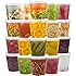 Dealusy 50 Set 32 oz Deli Containers with Lids, Leak-Proof BPA Free Plastic Take Out Bowls, Food Storage Containers for Takeo