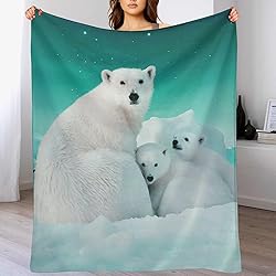 citari Polar Bear Blanket Polar Bear Gifts for