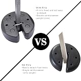 MasterCanopy 4-Pcs Deluxe Gazebo Weights, 9KG Total, Black view 3