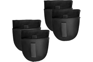 WLLHYF 2 Pairs Set-in Shoulder Pads Thickness 1.5cm Breathable Sponge Pads Shoulder Enhancer Sewing Supplies for Women Men Sloping High Low Shoulders Blazer Suit T-Shirt (Black)