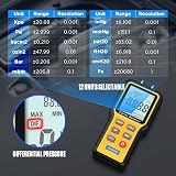 AUTOOL Digital HVAC Manometer Dual-Port Gas Pressure Tester view 3