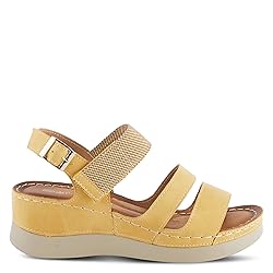 PATRIZIA Women's Jasive Slingback Sandal Yellow