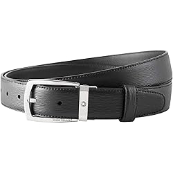 MONTBLANC 黒　ベルト Montblanc Unisex Adult's Classic Line Belt, Black, 120 UK at