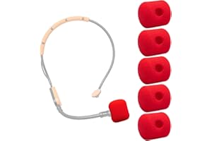 Voarmaks 5 Pcs SM31 Mic Covers Compatible with Shure SM31 P31 PGA31-TQG SM31FT, BLX14/SM31 BLX14/P31 Wireless Microphone/Head