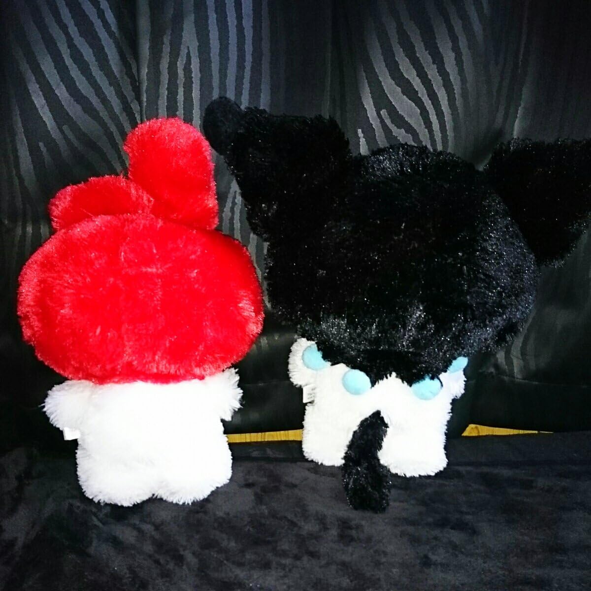 Amazon 特大 50cm 46cm マイメロ クロミ ふわふわ ぬいぐるみ セット Big サンリオ マイメロディ クロミちゃん 限定 大きな 大きい 大 ぬいぐるみ おもちゃ