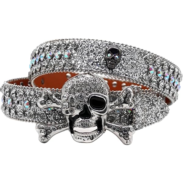 小物 00s share spirit skull belt 小物 00s share spirit skull belt ZHIZHOUNEY Skull Buckle PU