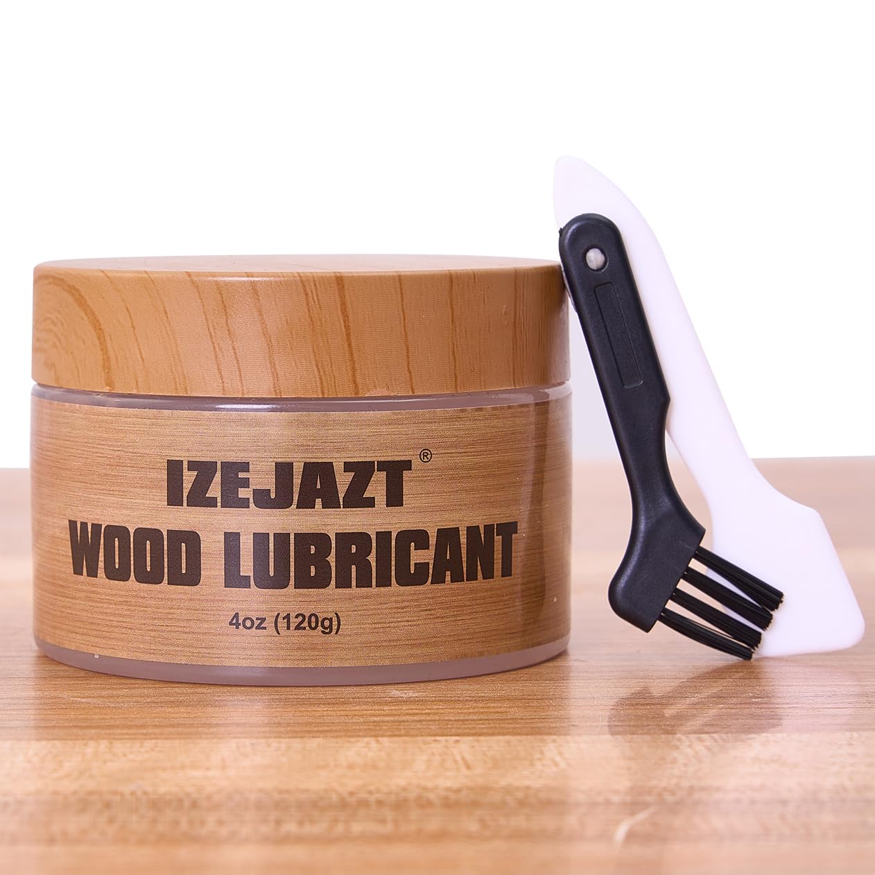 Photo 1 of IZEJAZT Wood Drawer Wax & Paste Wax - Premium Wood Lubricant for Sticky Drawer Slides - Furniture Wax for Smooth Gliding & Anti-Jamming Protection